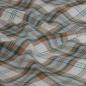 Preview: Flanell Baumwolle Karo beige grün